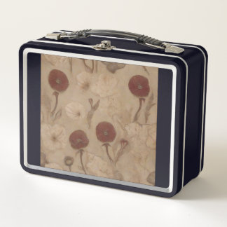 Lunch Box des pavots symbolisant le déclin de la civilisatio
