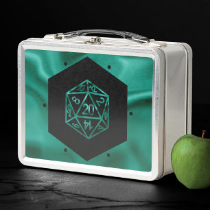 Lunch Box Dés RPG   Emerald Imaginaire Tabletop Retro Gamer