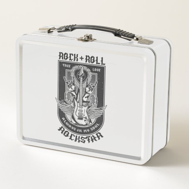 Lunch Box Design Guitar Rock (Devant)