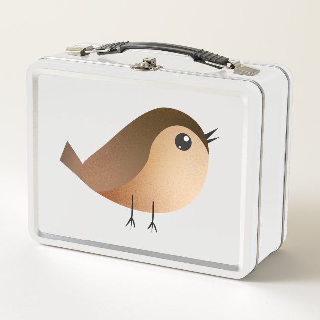Lunch Box Dessin animé d'oiseau moineau   (Devant)