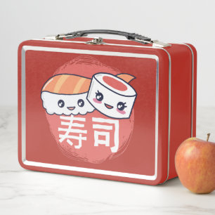 Lunch Box Dessin de sushi animé drôle