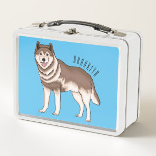 Lunch Box dessin humoristique sibérien husky