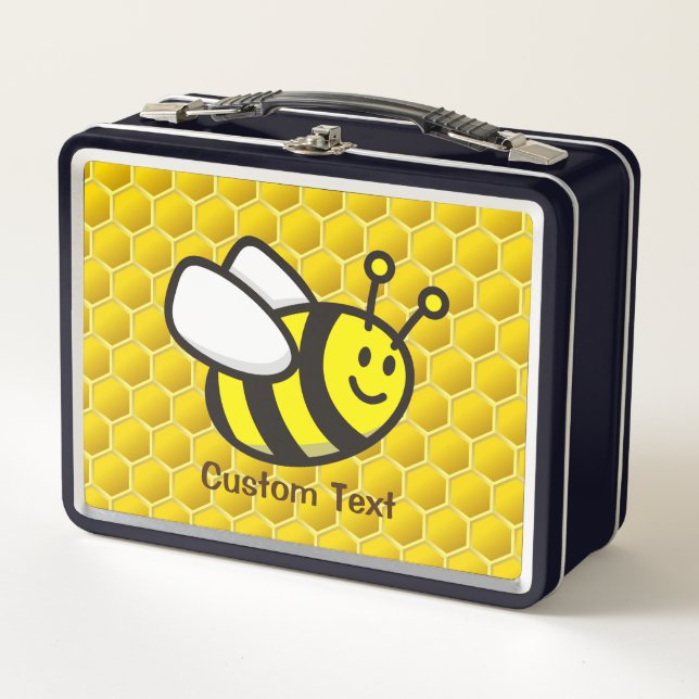 Lunch Box Dessin sur les abeilles (Devant)