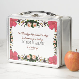 Lunch Box Deutéronome 31, N'ayez pas peur, Flore rouge