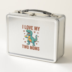Lunch Box Deux mamans fières de la conception de T-Shirt vec