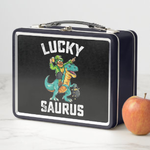 Lunch Box Dinosaure Lucky Saurus T Rex Saint-Patrick