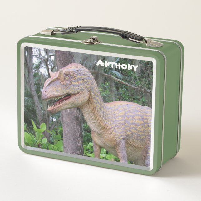 Lunch Box Dinosaure personnalisé - Allosaurus  (Devant)