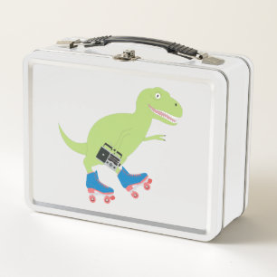 Lunch Box Dinosaure Roller Skating Radio