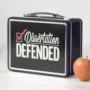 Lunch Box Dissertation Défendu Doctorat Diplômé