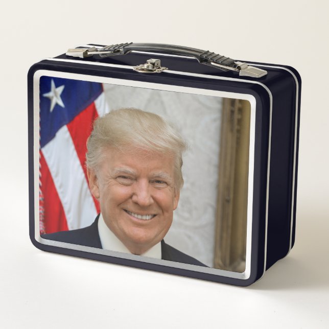 Lunch Box Donald Trump Président des États-Unis Maison Blanc (Devant)