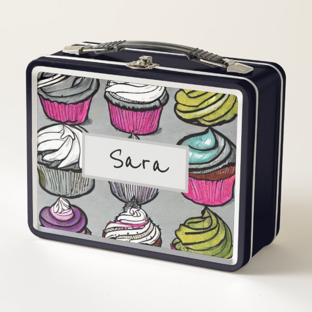 Lunch Box Douceurs personnalisées N' Traitements Cupcake Rep (Devant)