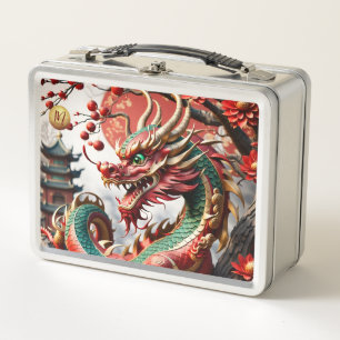 Lunch Box Dragon de Nouvel An Chinois 2024 Monogramme LBox02