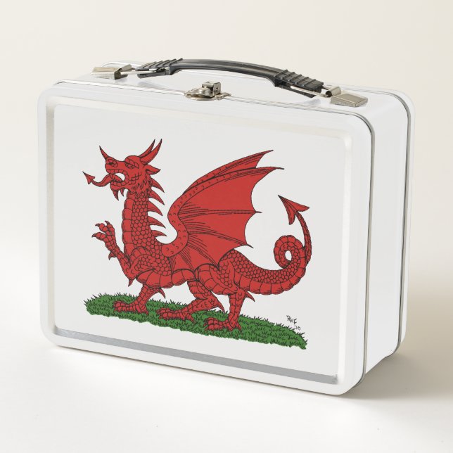 Lunch Box Dragon rouge du Pays de Galles (Devant)