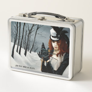 Lunch Box Dragonfly clé gothique hivernal steampunk victorie