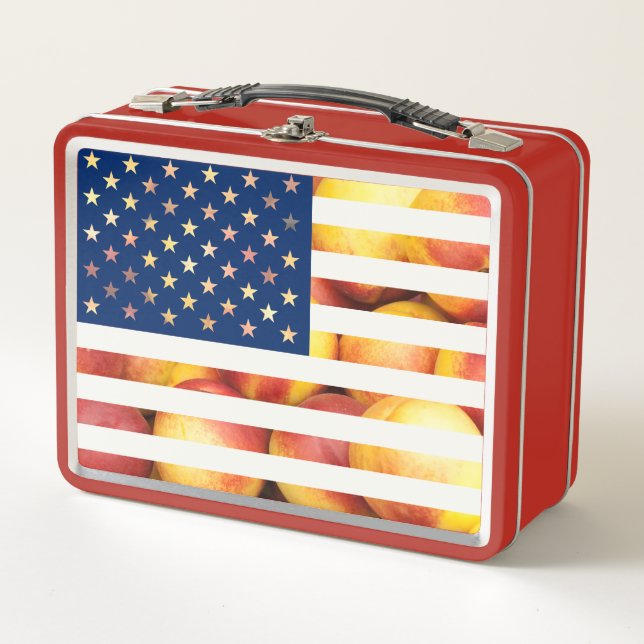 Lunch Box Drapeau américain patriotique Modèle original 4 ju (Devant)