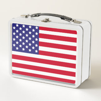 Lunch Box Drapeau américain patriotique Stars & Stripes Amer