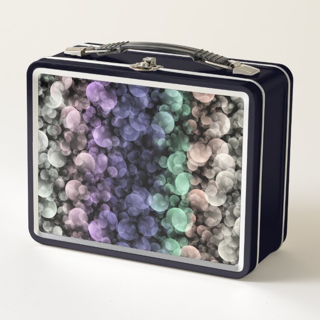 Lunch Box Drapeau de fierté Uingender Boho Groovy Bulles Écl (Devant)
