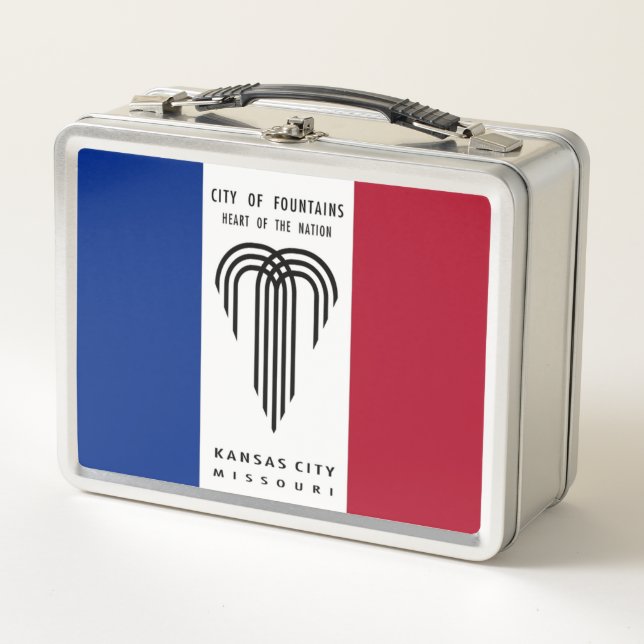 Lunch Box Drapeau de Kansas (Devant)