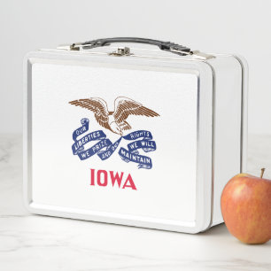 Lunch Box Drapeau de l'État de l'Iowa