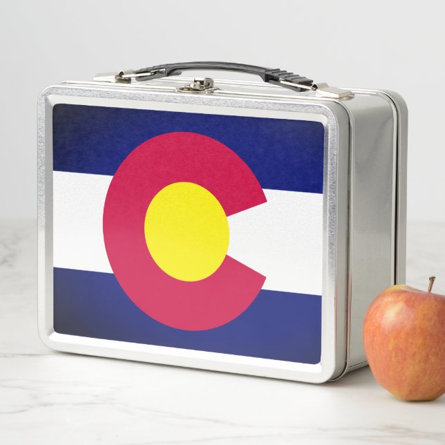 Lunch Box Drapeau de l'État du Colorado (En situation)