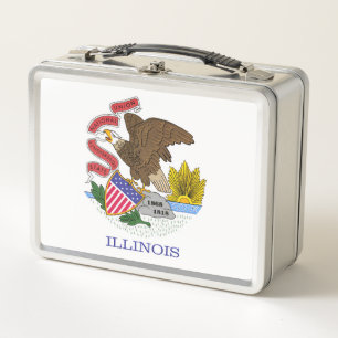 Lunch Box Drapeau de l'Illinois