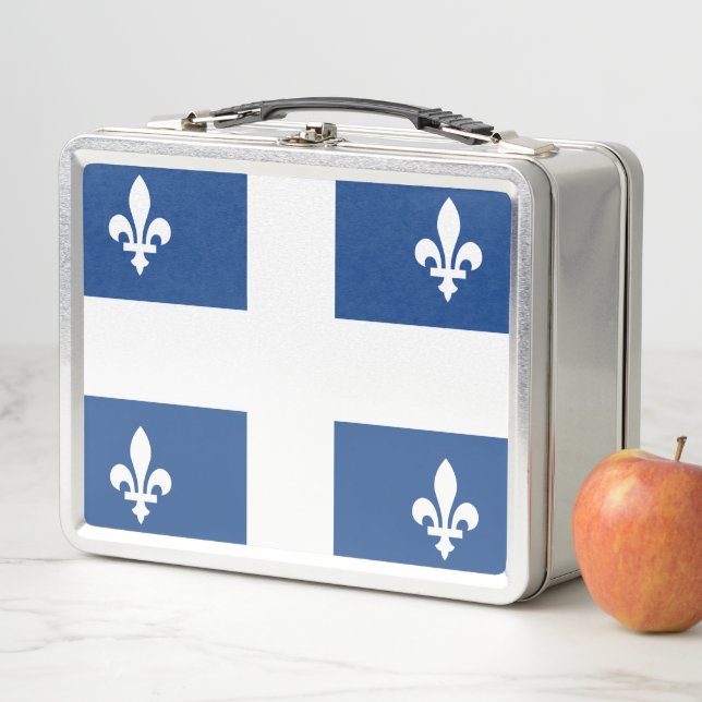 Lunch Box Drapeau de Québec, Canada (En situation)