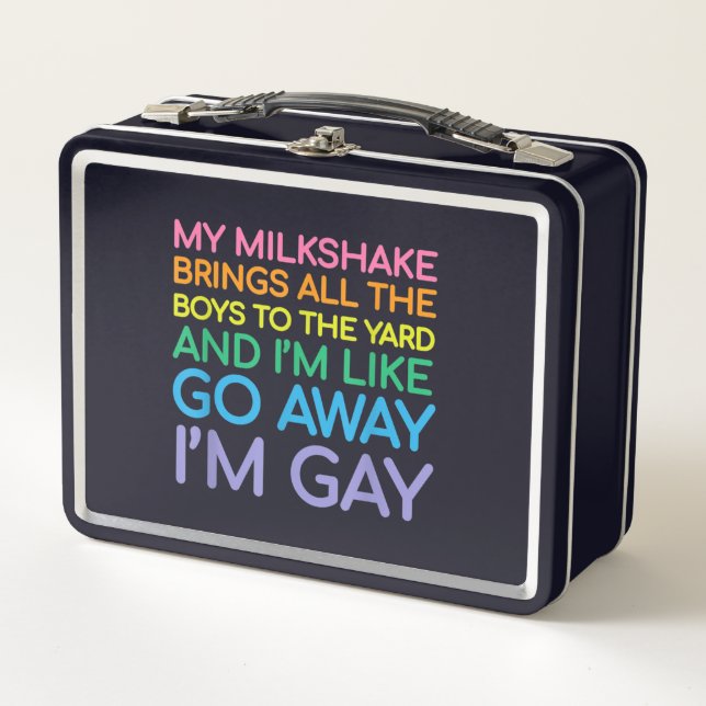 Lunch Box Drapeau lesbien gay pride Rainbow (Devant)