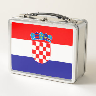 Lunch Box Drapeau Officiel de la Croatie Déjeuner Emblème