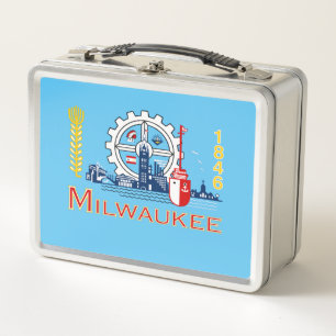 Lunch Box Drapeau urbain de Milwaukee