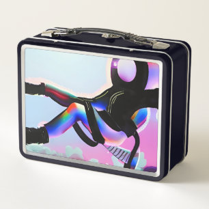 Lunch Box Dreamy Science Fiction Robot Art