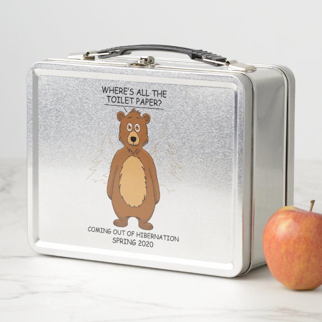 Lunch Box Drôle de l'Ours en hibernation (En situation)