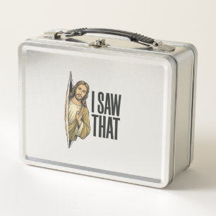 Lunch Box Drôle Religieux J'ai Vu Ça Vintage