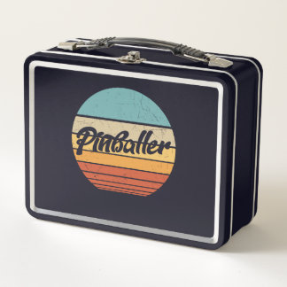 Lunch Box Drôle Retro classique Pinball cadeau