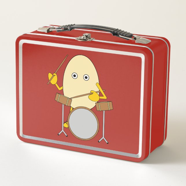 Lunch Box Drummer Egghead (Devant)