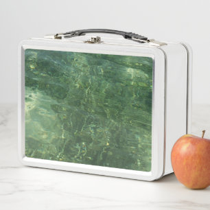 Lunch Box Eau au-dessus de l'herbe marine II (bleu et vert) 