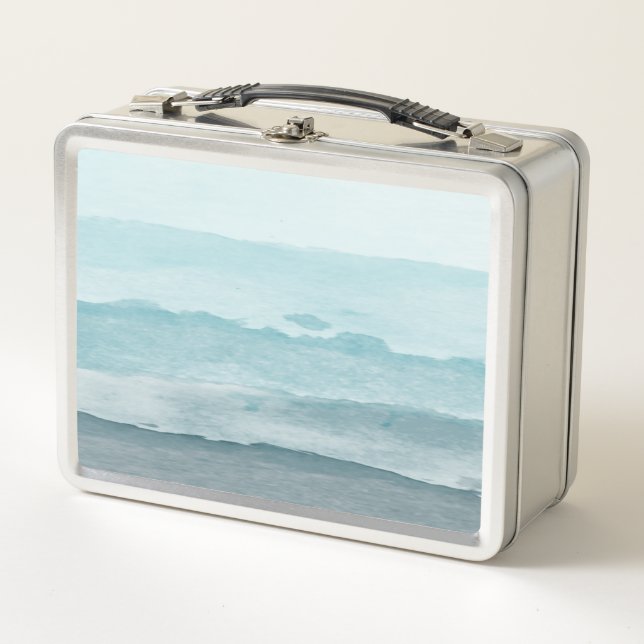 Lunch Box Eau bleu mer Abstraite (Devant)