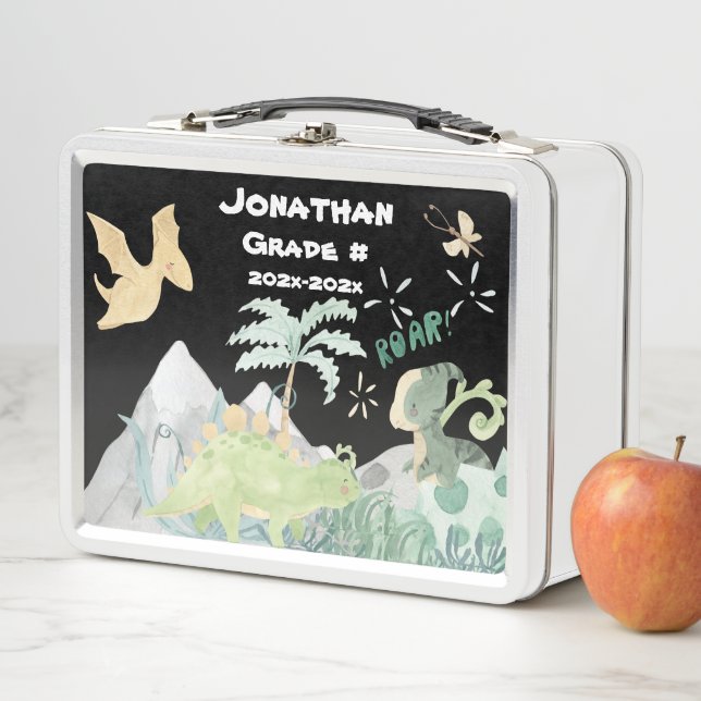 Lunch Box École Cute Dinosaur (En situation)