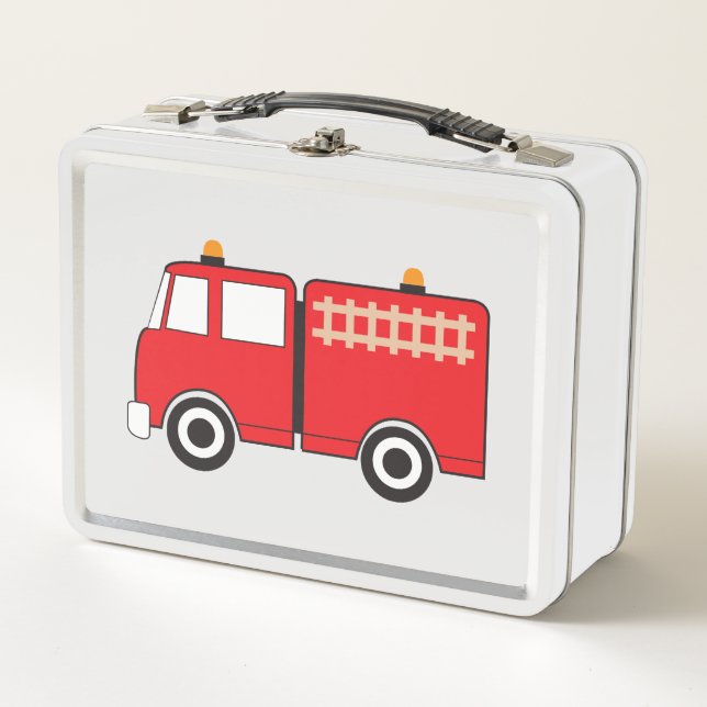 Lunch Box École de camionnage Red Fire (Devant)
