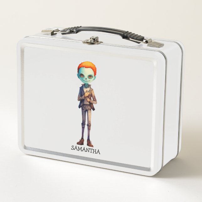 Lunch Box Éffrayant, mais joli Zombie Kid - Adorable Macabre (Devant)
