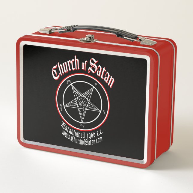 Lunch Box Église de gamelle de Satan Baphomet (Devant)