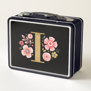 Lunch Box Élégante Fille rose florale