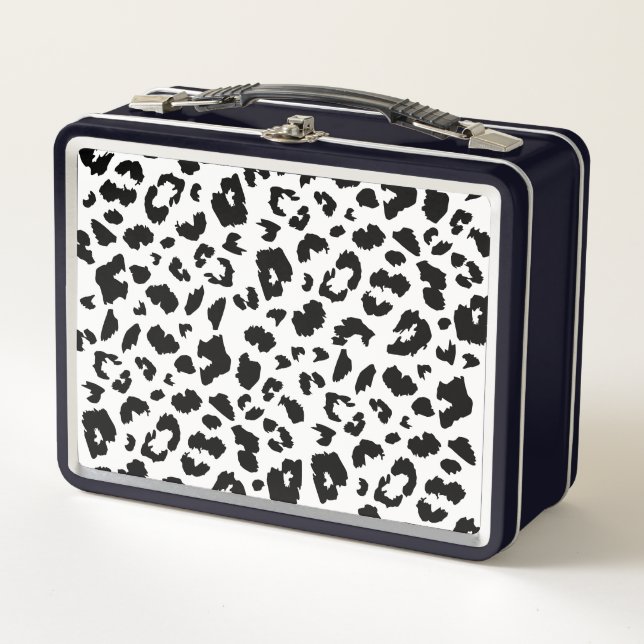 Lunch Box Empreinte de léopard personnalisable (Devant)