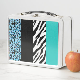 Lunch Box Empreinte de léopard, Zebra Print, Poster de anima