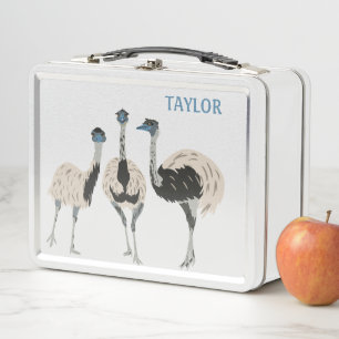 Lunch Box Emus Bird Lovers Personnalisé