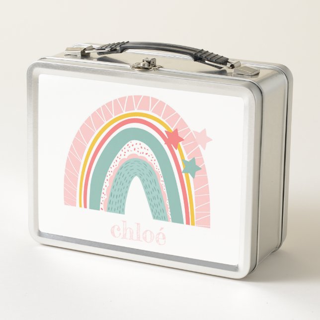 LUNCH BOX EN MÉTAL: PLANCHE + ÉTOILES (Devant)