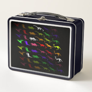 Lunch Box Enfants cool arc-en-ciel coloré mignon dinosaure