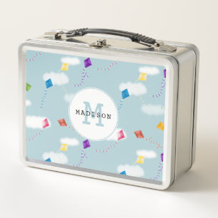 Lunch Box Enfants volants multicolores École de monogramme p