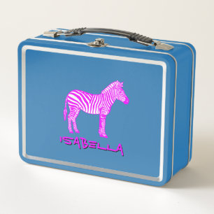 Lunch Box Enfants Zèbre Rose 