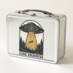 Lunch Box Enlèvement de la forêt extraterrestre Gravure vint