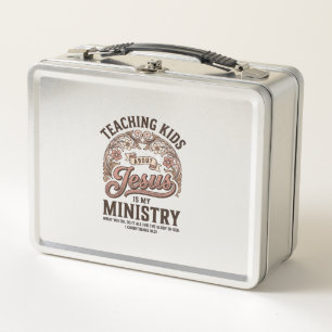Lunch Box Enseigner aux enfants Jésus est mon ministère vint